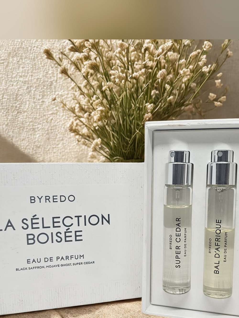 Byredo-Eau de Parfum/La Selection:Super Cedar and Bal' D'Afrique/Used80%